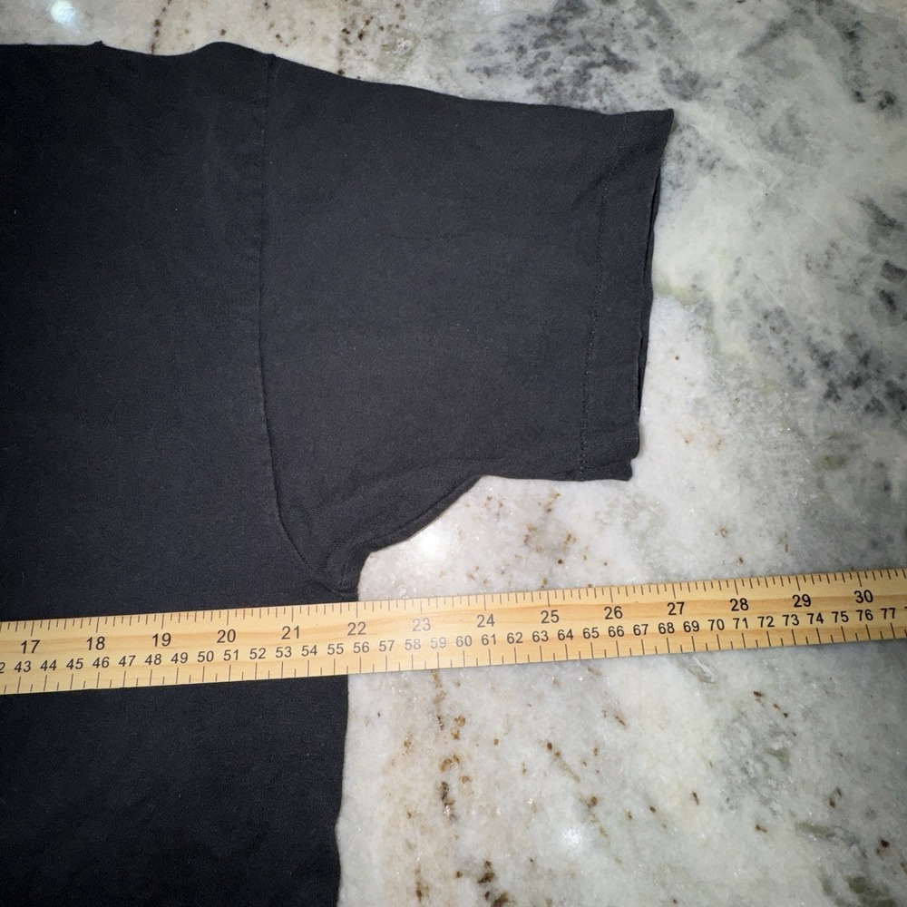 Vintage Anvil Size XL T Shirt Black Embroidered ALASKA Aztec Single Stitch - Picture 7 of 8